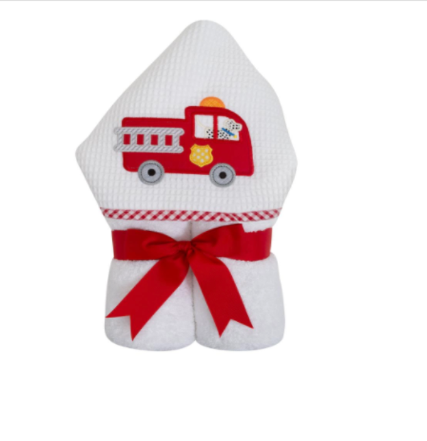 Firetruck Everykid Towel by 3 Marthas