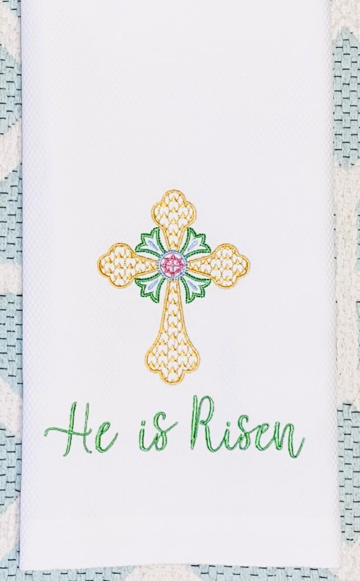He is Risen Kitchen Towel