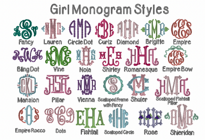 Monogrammed Bloomers