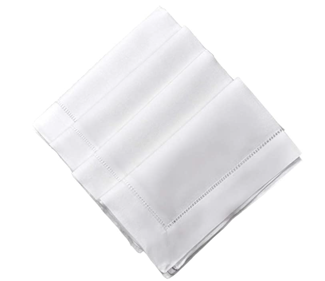 Linen Hemstitch Dinner Napkins