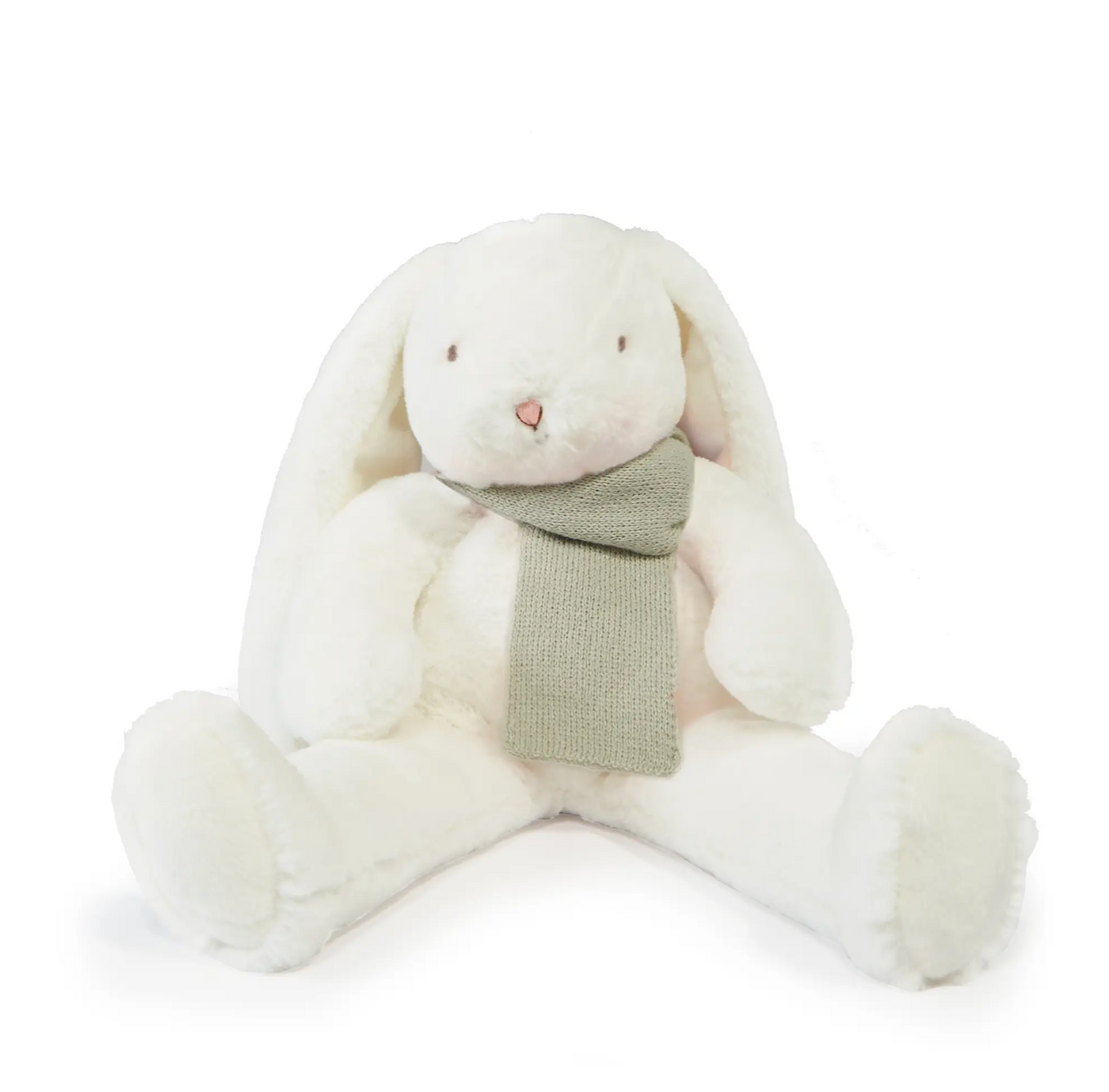 Snowdrop Nibble Bunny with Gray Scarf