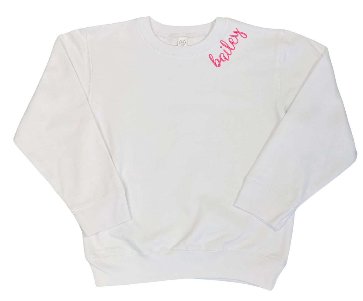 Kids Sweatshirt with Name on Collar