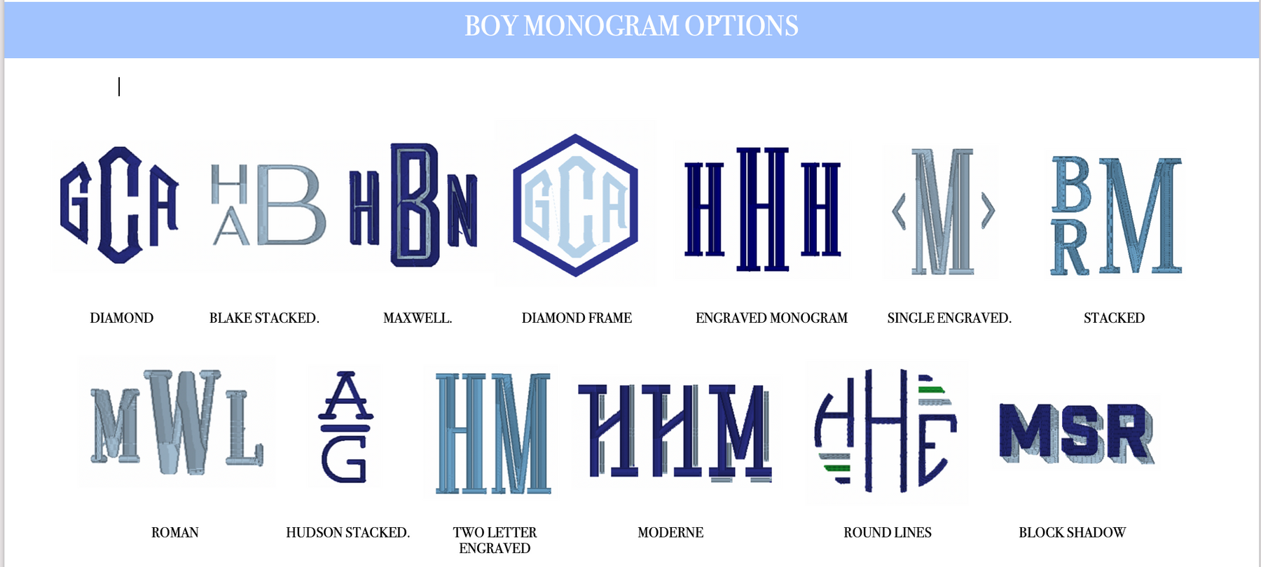 Monogrammed Boys' School Uniform Polo / Personalized 