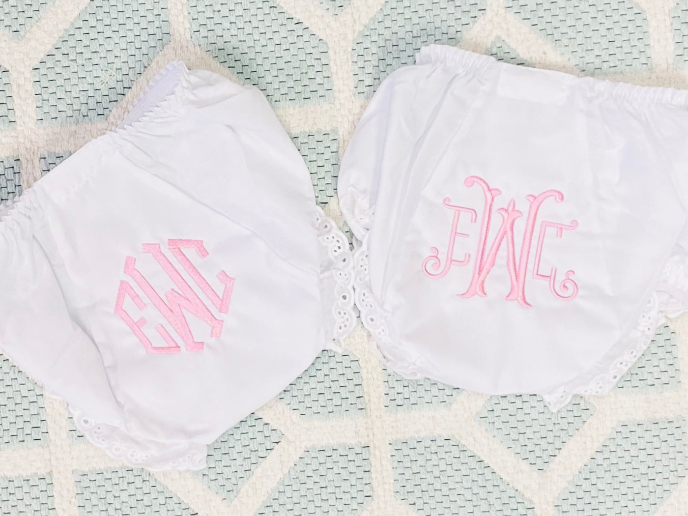 Monogrammed Bloomers