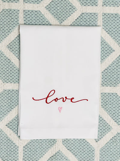 Valentine Themed Kitchen Towel