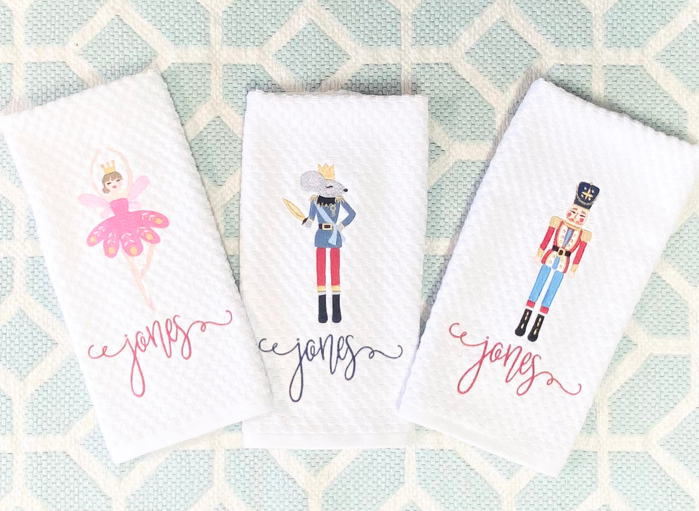 Nutcracker trio set (Mouse King, Sugar Plum Fairy, Nutcracker)