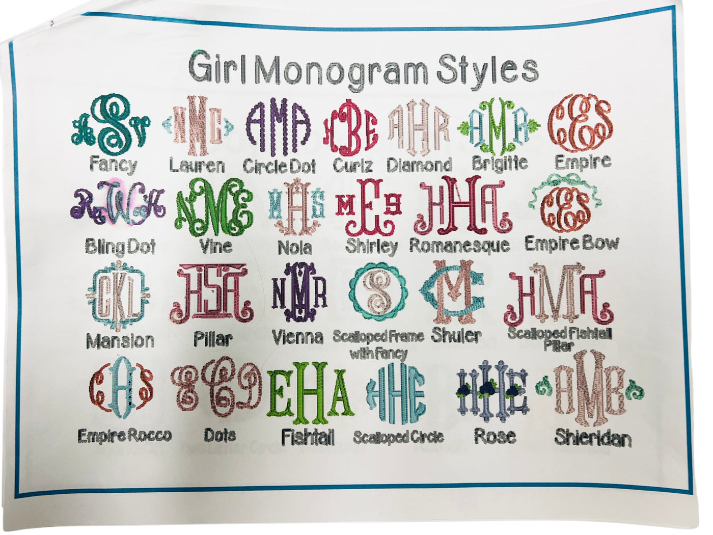 Custom Embroidery